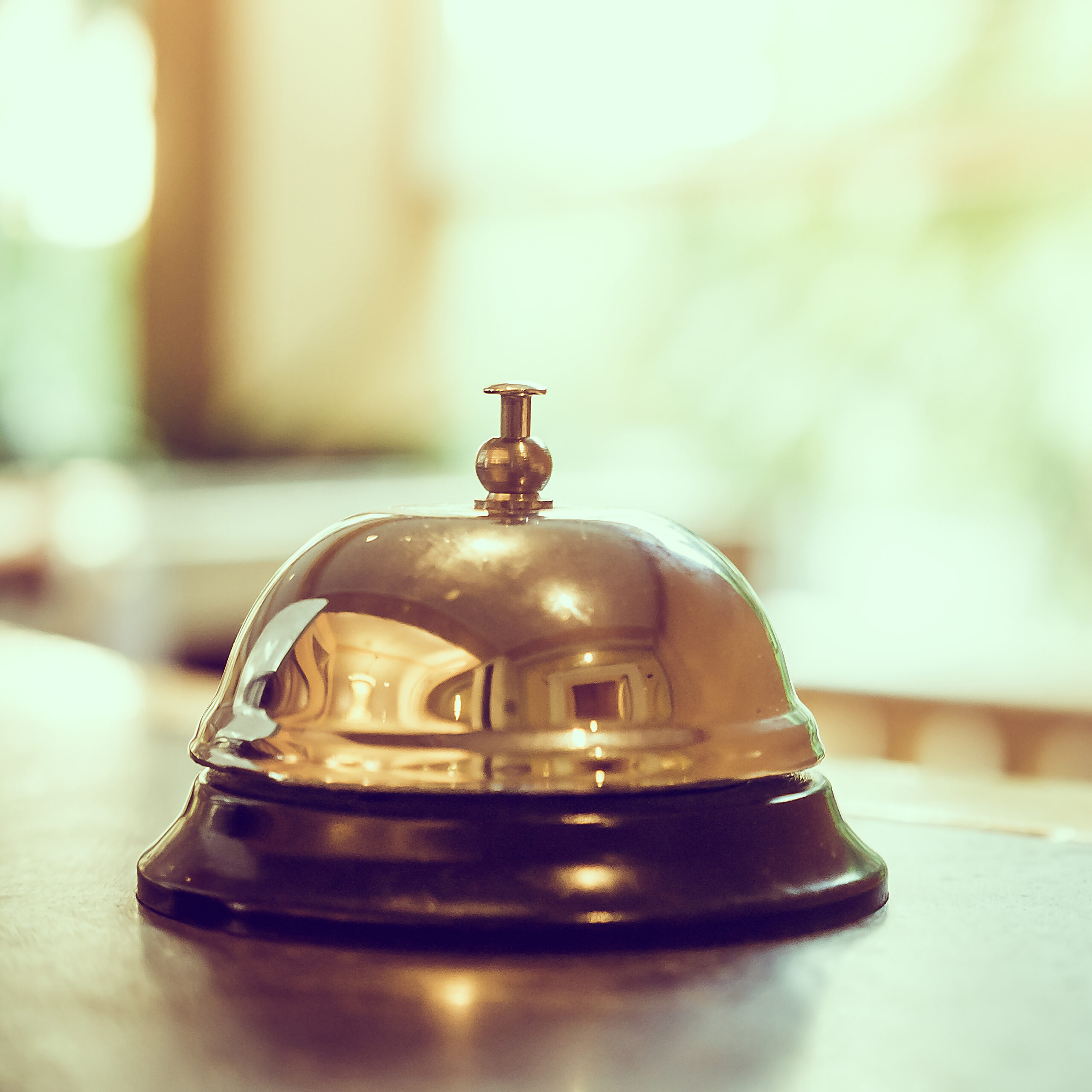 Hotel bell - vintage filter